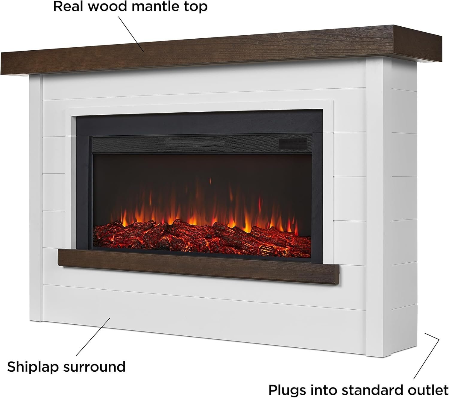 Real Flame Bernice Landscape Electric Fireplace - Image 3