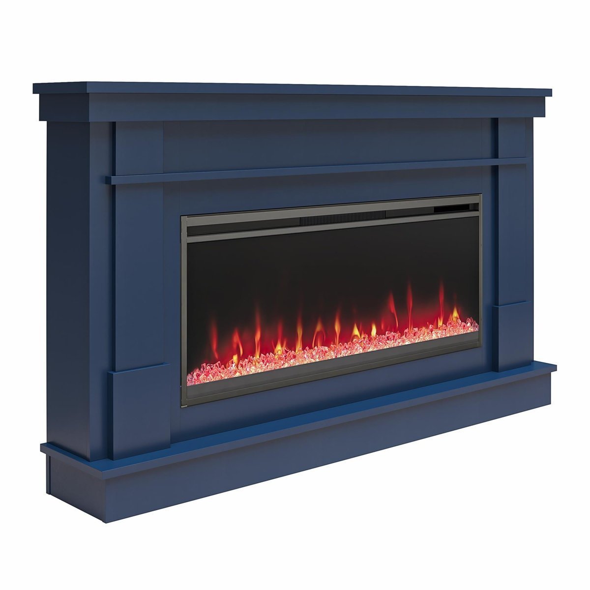 Novogratz Waverly Wide Mantel Electric Fireplace - Image 2