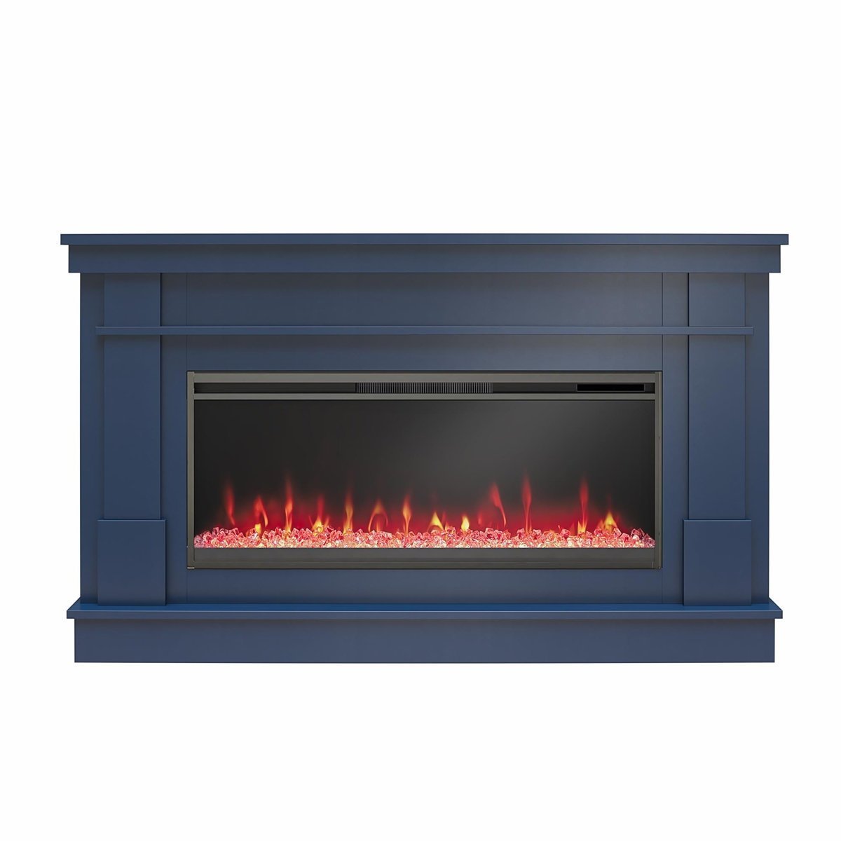Novogratz Waverly Wide Mantel Electric Fireplace - Image 5