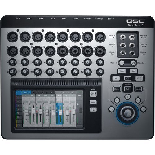 QSC TouchMix-16 Compact Digital Mixer with Watertight Road Case Kit - Image 5