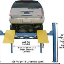 TUXEDO FP12K-K 12,000 LB CABLE DRIVEN 4 POST LIFT - Image 3