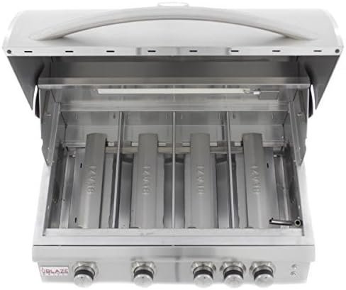 Blaze 32 Inch 4-Burner LTE Gas Grill with Rear Burner and Built-in Lighting System - Image 7