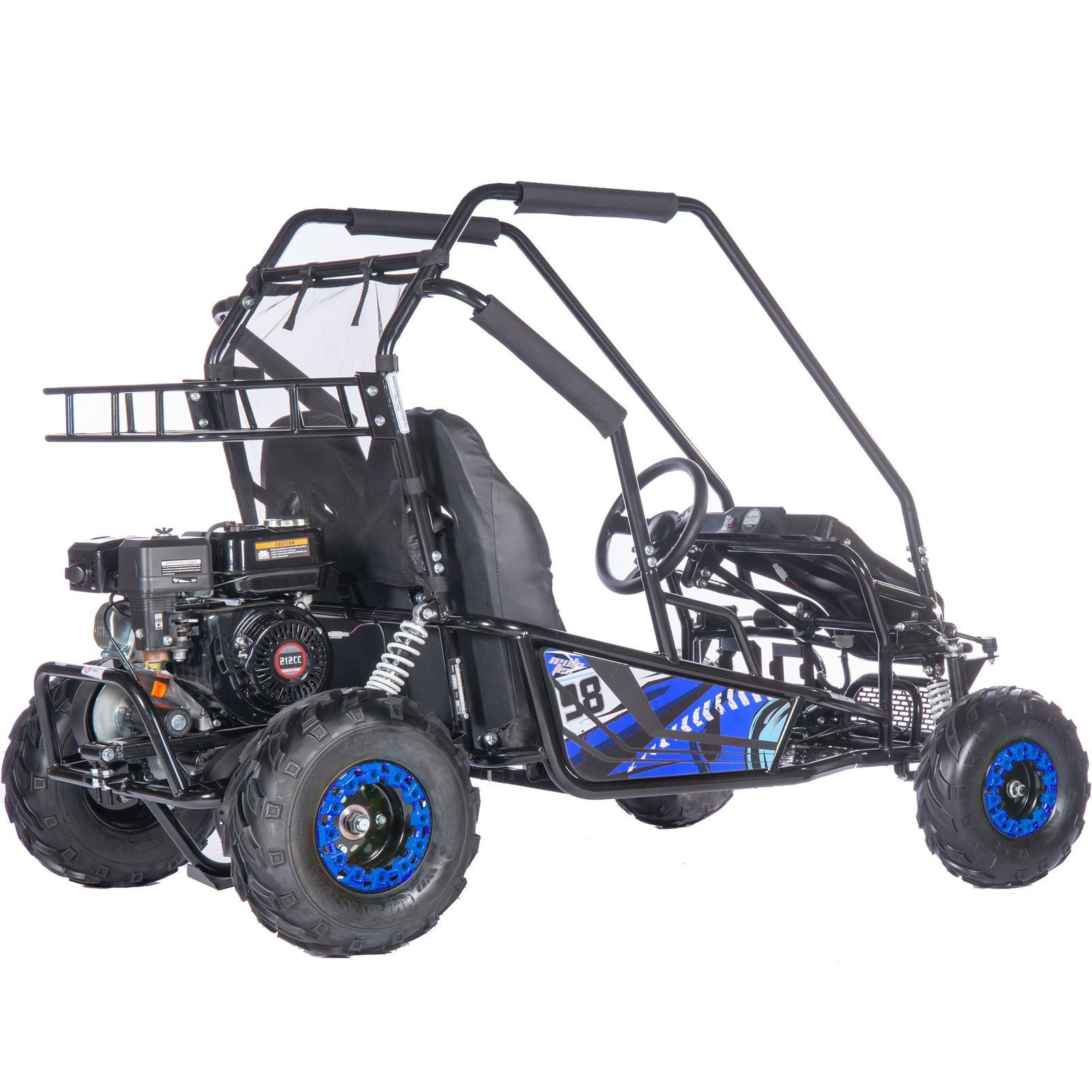 MotoTec Mud Monster XL 212cc 2 Seat Full Suspension Go Kart - Image 6