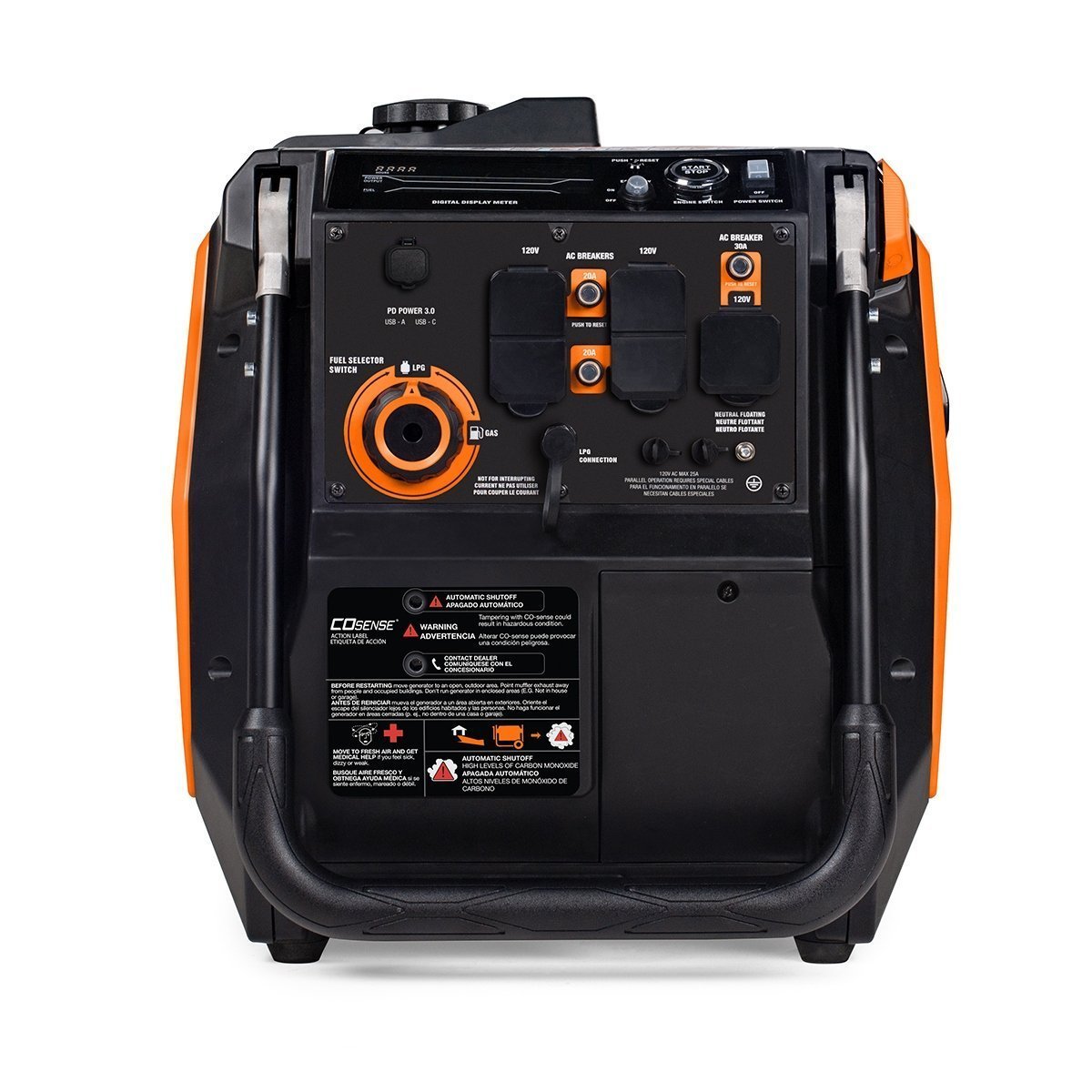 Generac iQ3800 3.800-Watt Dual Fuel Portable Inverter Generator - Image 2