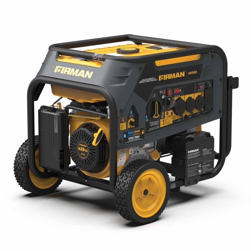 Firman H07553 7500W/9400W Dual Fuel Portable Generator - Image 3