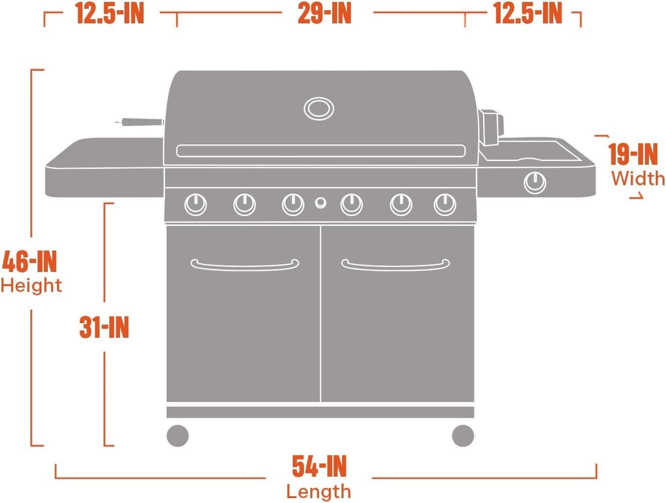 Monument Grills 6-Burner Propane Gas Grill 77352 - Image 6