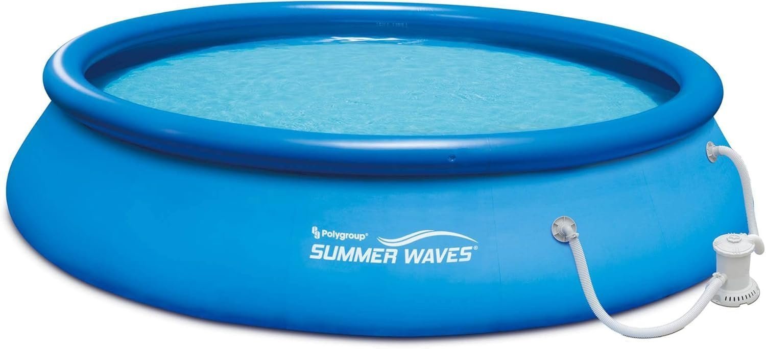 Summer Waves 15ft x 36in Quick Set Inflatable Outdoor Above Ground - Image 6