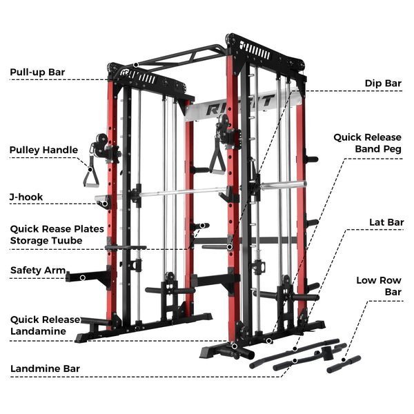 RitFit M1 Pro Smith Machine Home Gym Package - Image 4