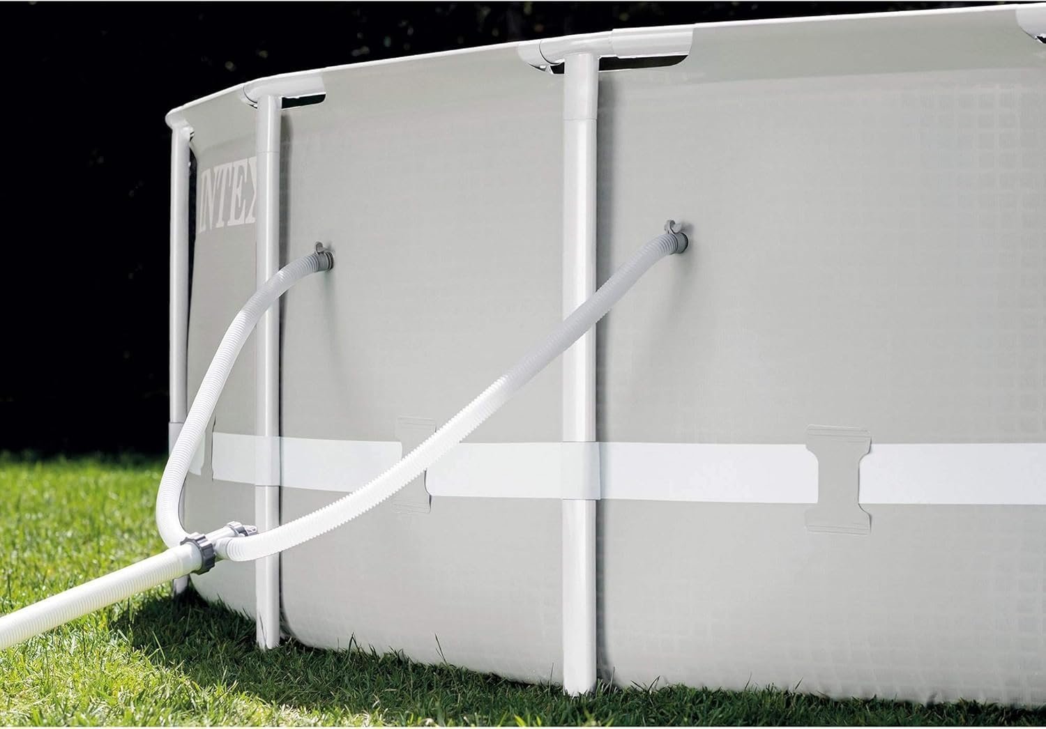 Intex 26755EH Prism Frame Premium Above Ground Swimming Pool Set: 20ft x 52 - Image 7