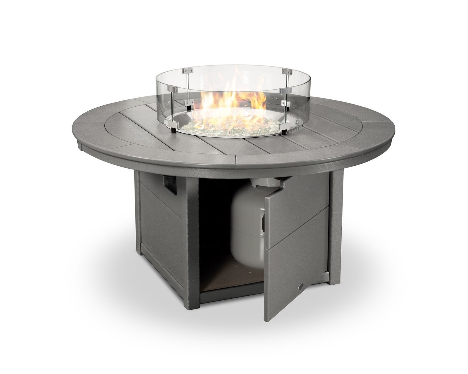 POLYWOOD 48″ Round Fire Pit Table - Image 2