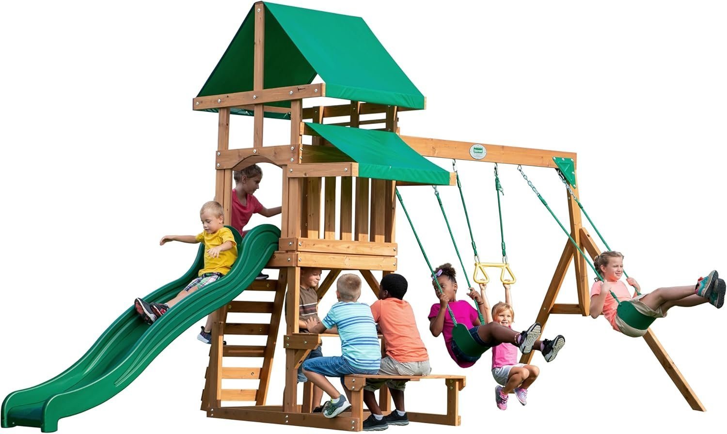 Backyard Discovery Belmont All Cedar Swing Set