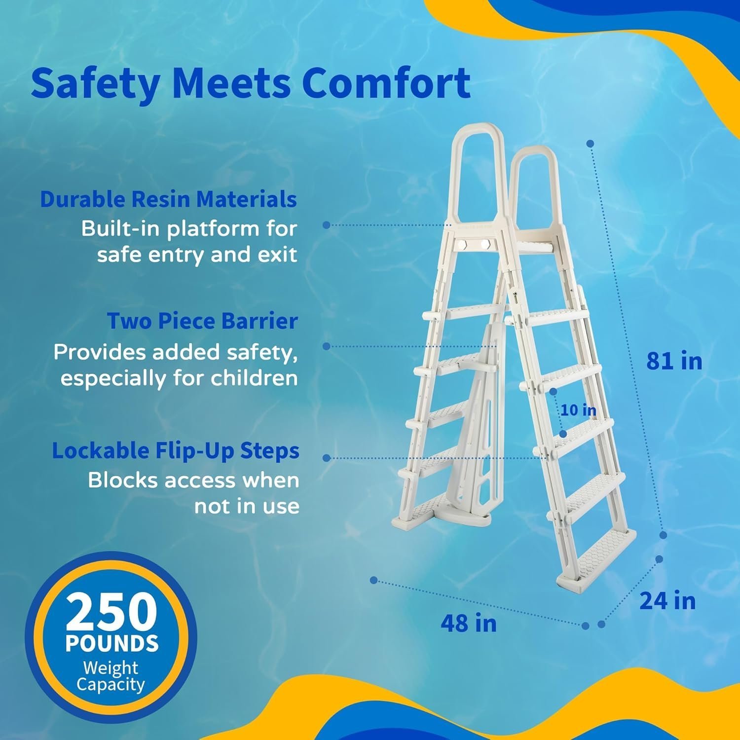 Blue Wave Belize 15′ Round Above Ground Pool - Image 4