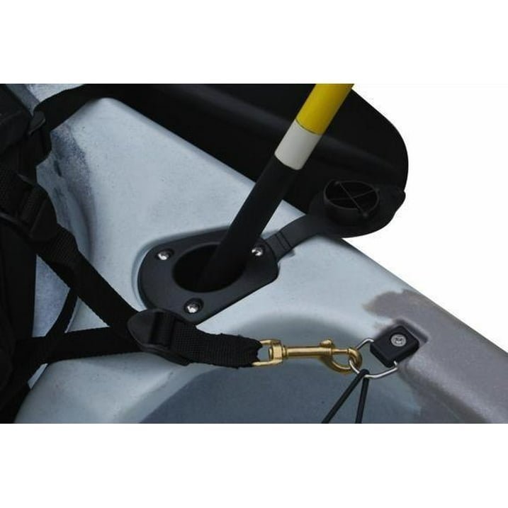 Brooklyn Kayak UH-FK184-GRY 9 ft. 2 in. Sit on Top Single Fishing Kayak Seat And Paddle – Grey Camo - Image 5