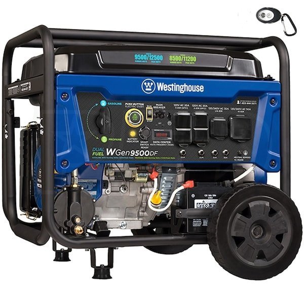 Westinghouse 12,500/9,500-Watt Tri-Fuel Portable EFI Generator