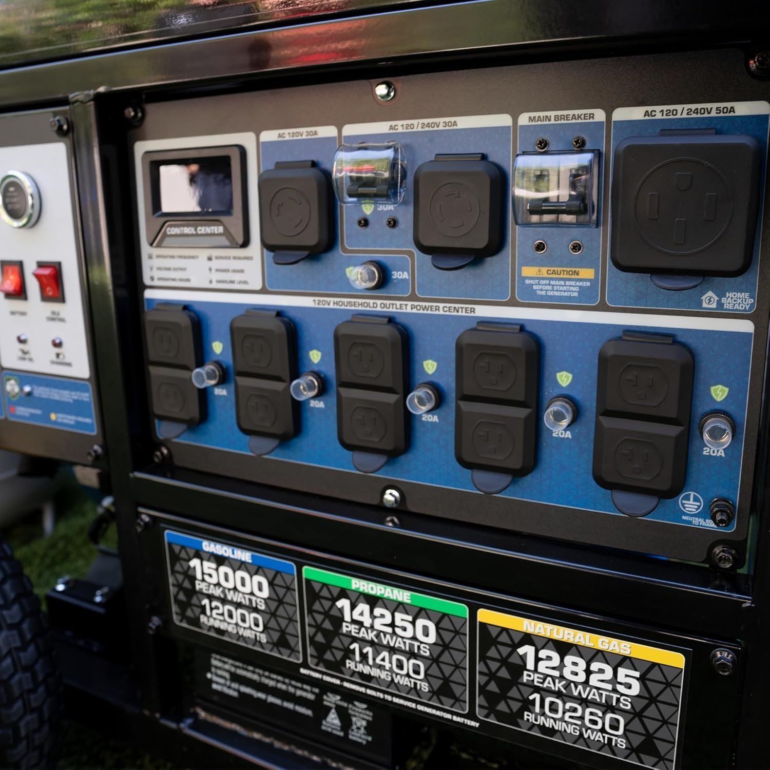 DuroMax 15,000-Watt Tri-Fuel Portable Generator XP15000HXT - Image 9
