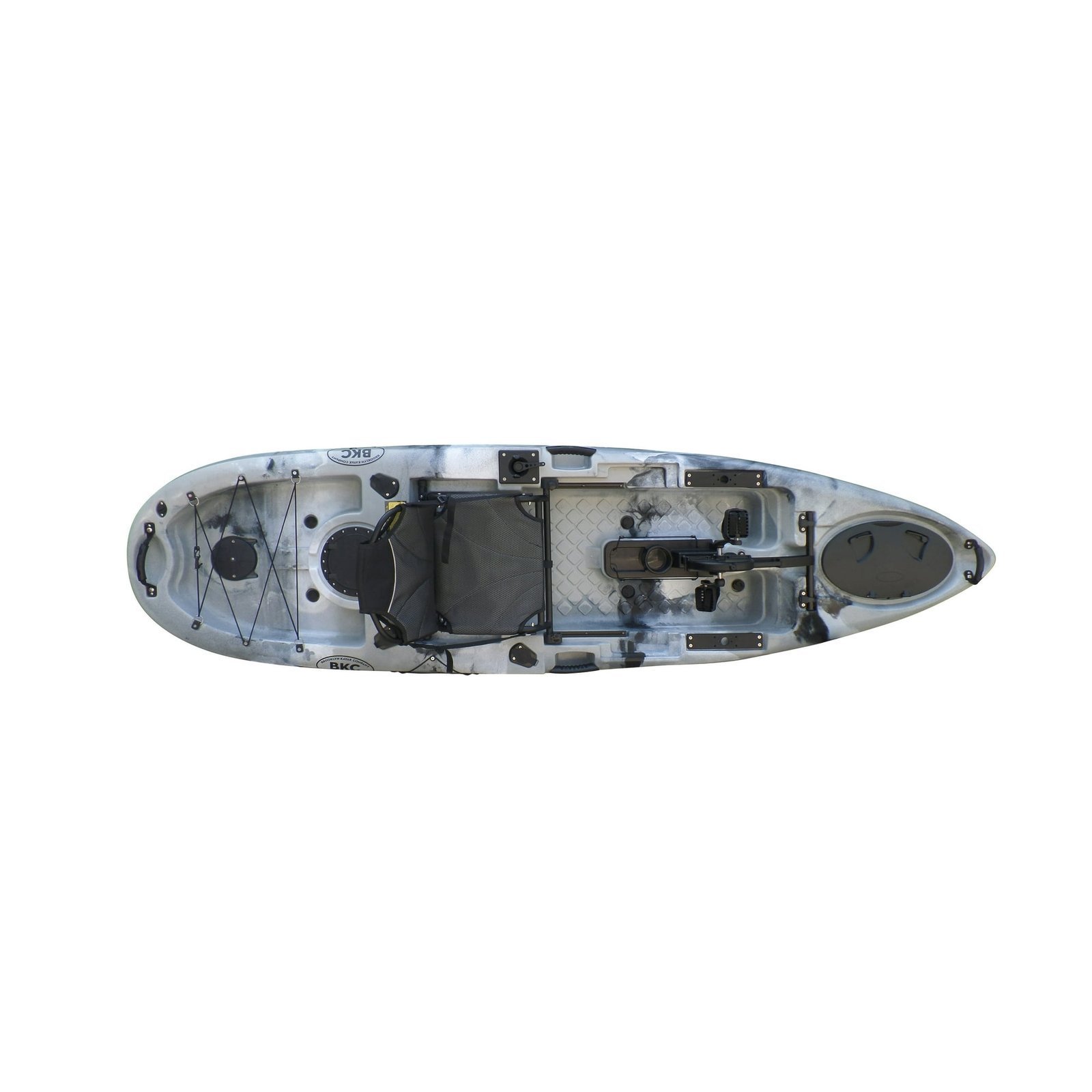 BKC PK11 10.6′ Single Propeller Pedal Drive Fishing Kayak - Image 2