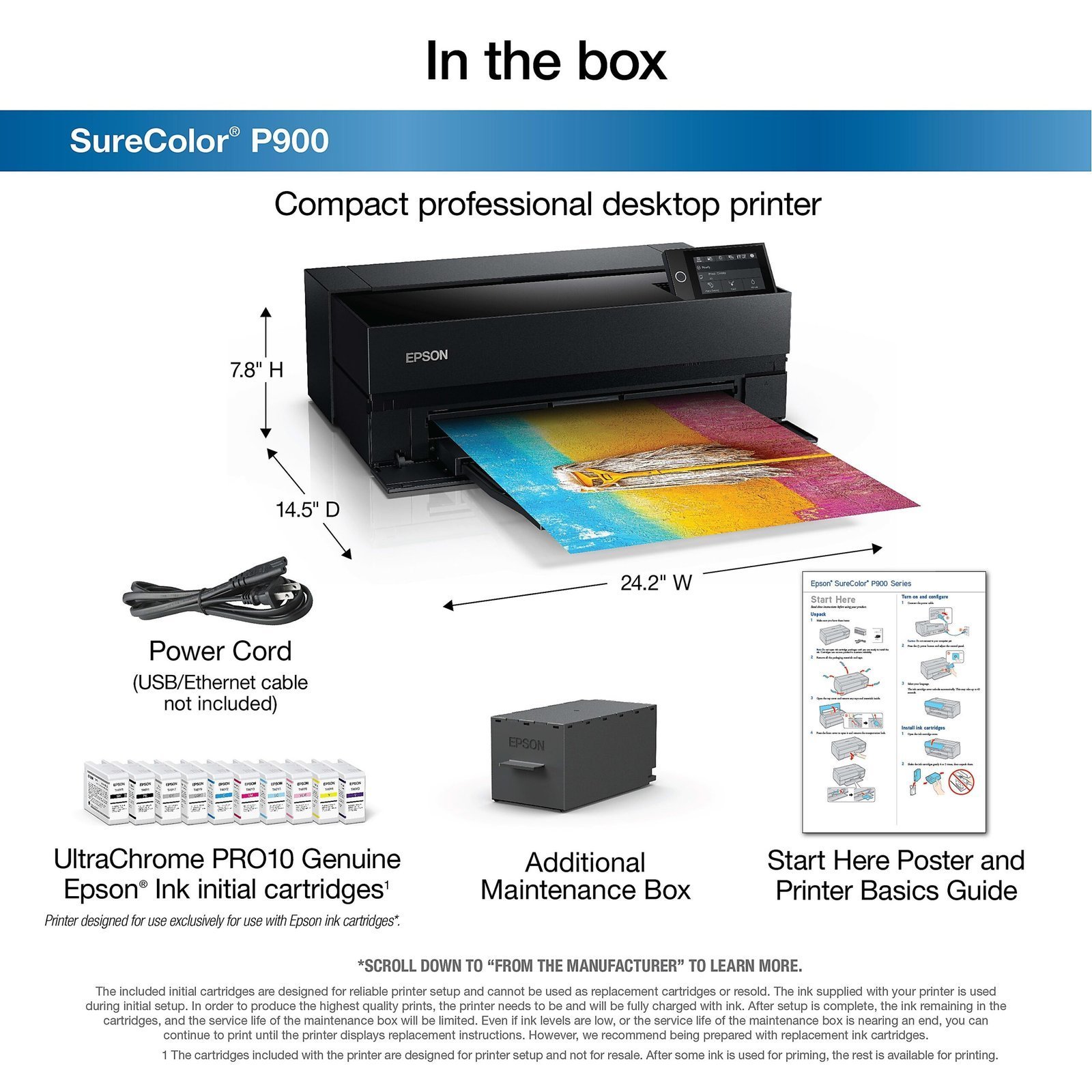Epson SureColor SC‐P900 Large Format Printer Wi-Fi Inkjet Colour 5760 x 1440 DPI A3 (297 x 420 mm) Ethernet LAN - Image 5