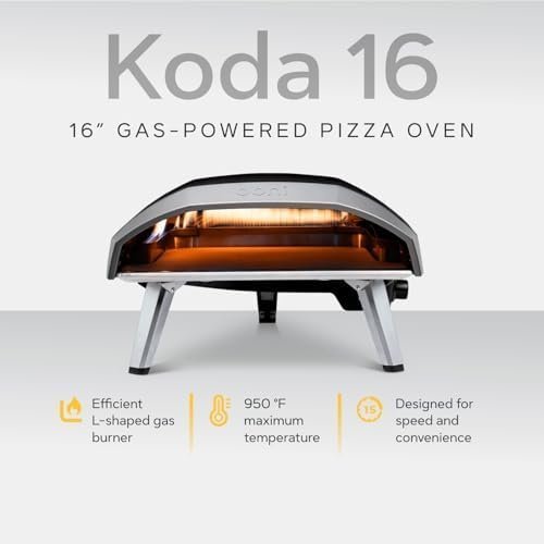 Ooni Koda 16 Natural Gas Pizza Oven – 28mbar Natural Gas Outdoor Oven, Makes 16 Inch Pizzas - Image 6