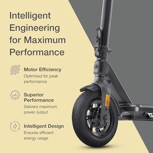 Electric Scooter – VX2 PRO Swiss Engineered Electric Scooters for Adults – 1300W Peak Power 22, 28, 37-Mile Ranges, IPX6 Water Resistant Fast Electric Scooter – 24 Months Support - Image 6