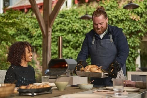 Ooni Karu 2 Pro Multi-Fuel Pizza Oven – Wood and Gas Outdoor Pizza Oven with Pizza Stone & Integrated Thermometer, Pizza Oven Outdoor, Dual Fuel 16 Inch Pizza Maker, Outdoor Cooking Grill - Image 9