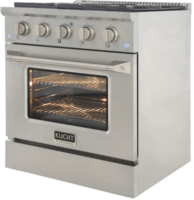 Kucht 30 Gas Range in Titanium - Image 5