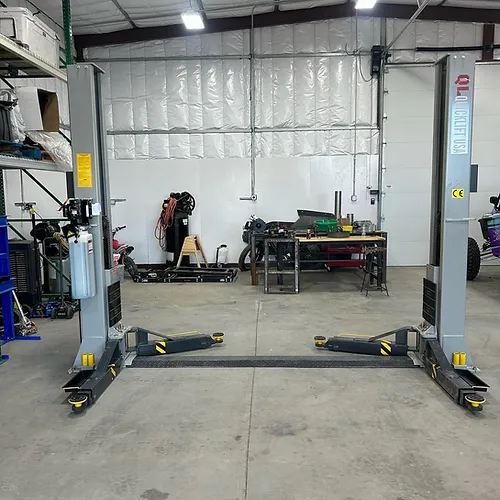 HD TWO POST LIFT | BASE PLATE | 12,000LB | SKU: QL12KB - Image 5