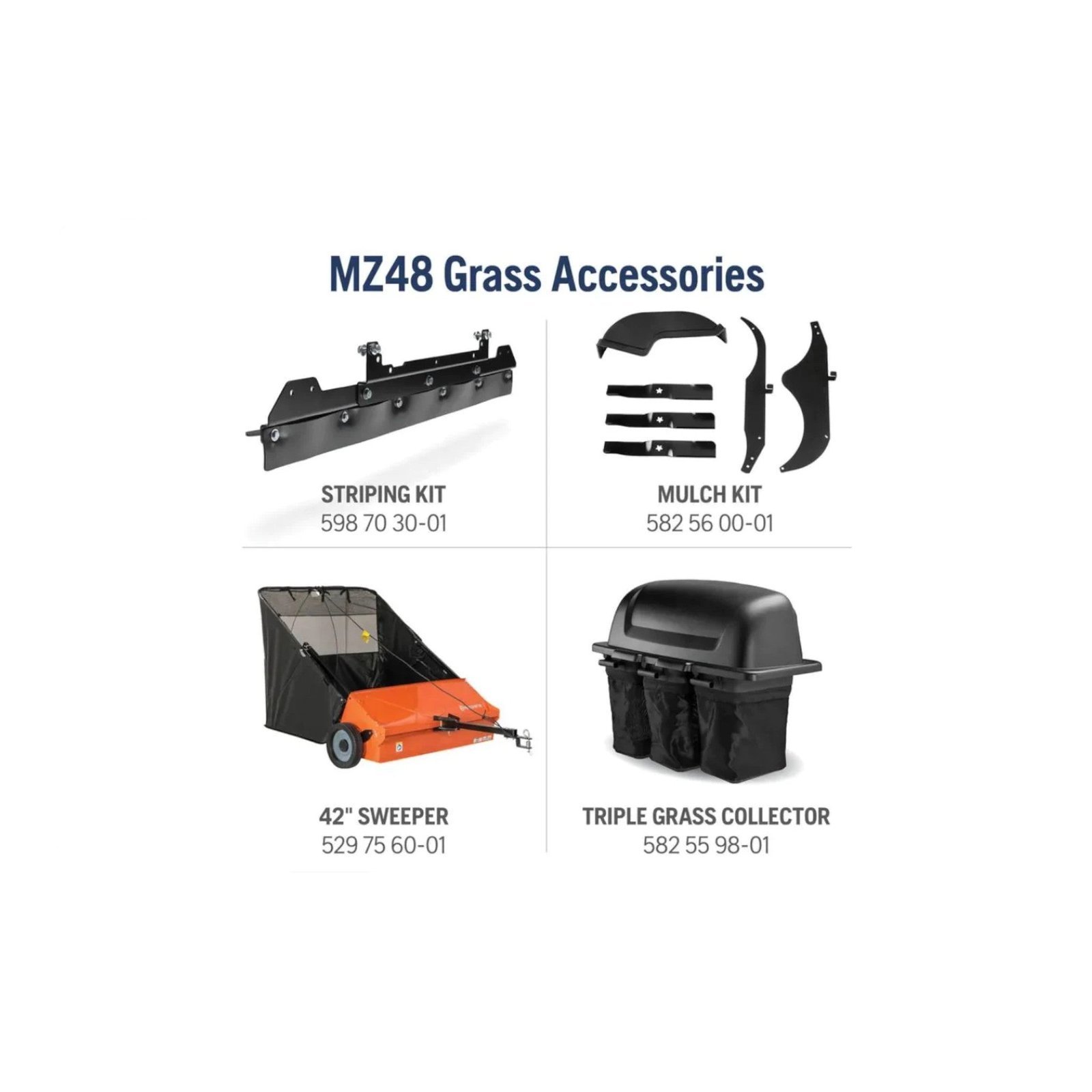 Husqvarna MZ48 Zero-Turn Mower 23 HP Kawasaki 48” Clear Cut ZT3100 (M-ZT Seat) - Image 4