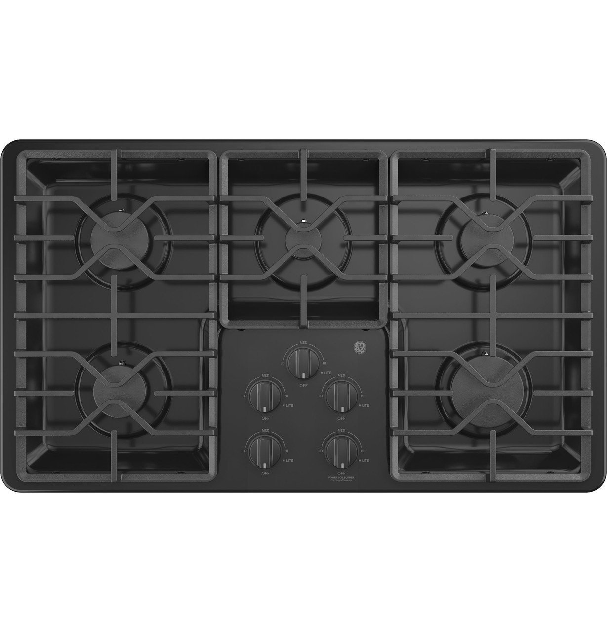 GE 36″ Built-in Gas Cooktop JGP3036DLBB