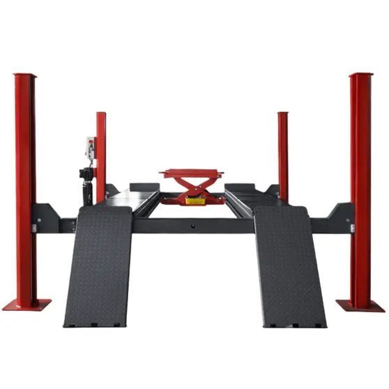 Katool KT-4H150, 4 Post Alignment Lift 15,000 lb – Rolling Jack Included - Image 2