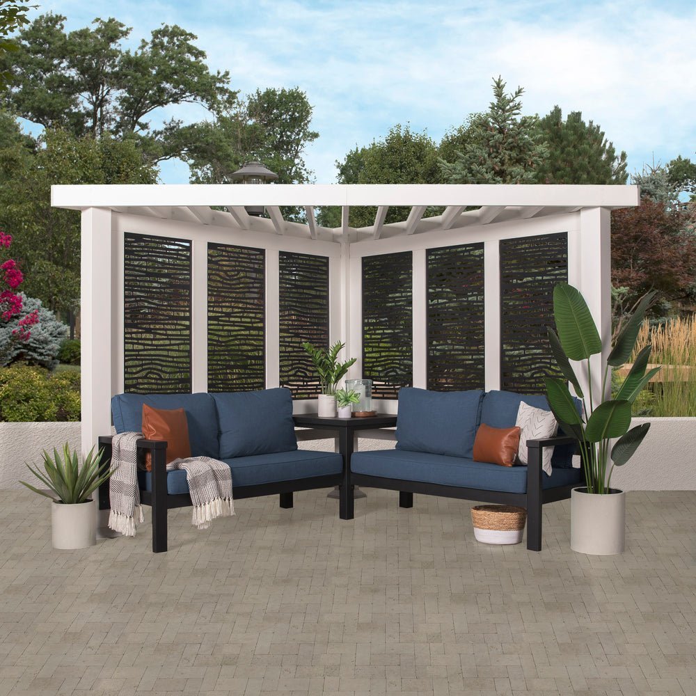 Backyard Discovery Ridgedale Modern Steel Cabana Pergola - Image 3