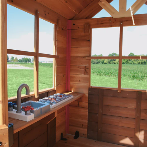 Backyard Discovery Malibu Cedar Swing Set - Image 3