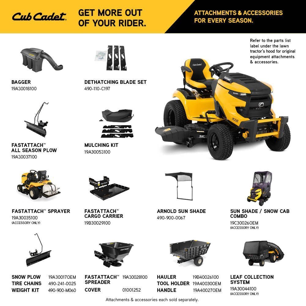 Cub Cadet XT2 SLX54 54″ Residential Riding Mower (13A5A2TMA10) - Image 3