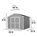 Do-It Yourself Princeton Premier 10 ft. W x 10 ft. D Outdoor Wood Storage Shed (100 sq. ft.) - Image 5