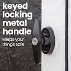 Do-It Yourself Princeton Premier 10 ft. W x 10 ft. D Outdoor Wood Storage Shed (100 sq. ft.) - Image 11