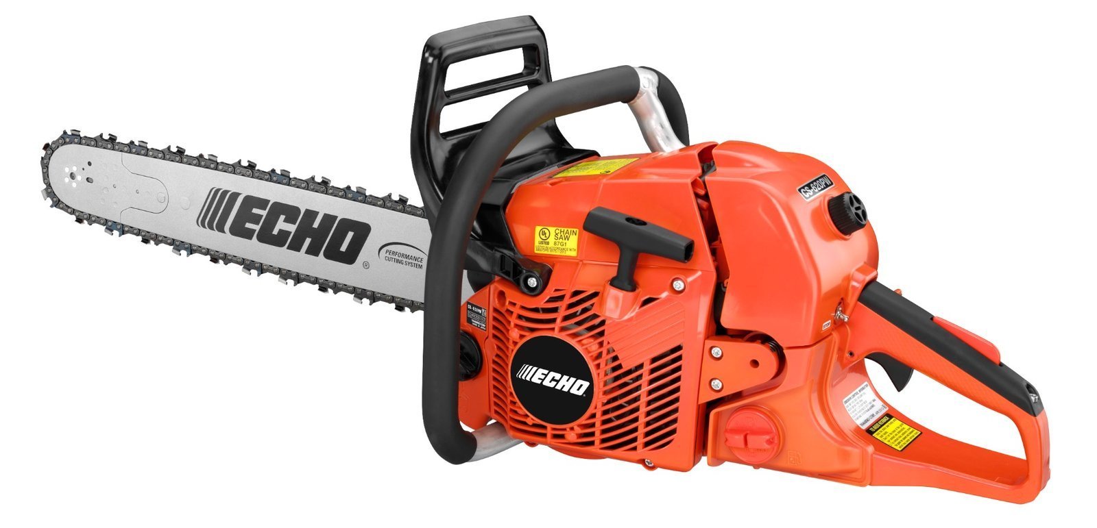 ECHO CS-620PW-27 27″ 59.8cc Recoil Start Pro Performance Rear Handle Gas Chainsaw w/ Wrap Handle - Image 5