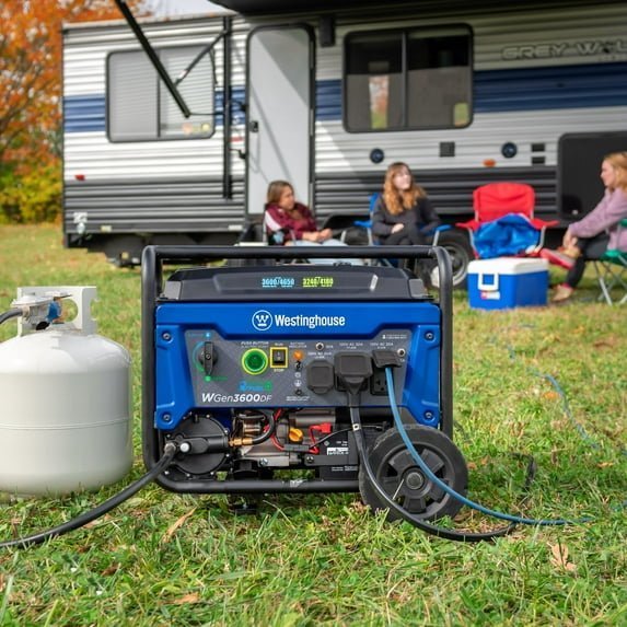 Westinghouse 4650 Peak Watt Dual Fuel Portable Generator, Remote Electric Start, RV Ready Outlet - Image 6