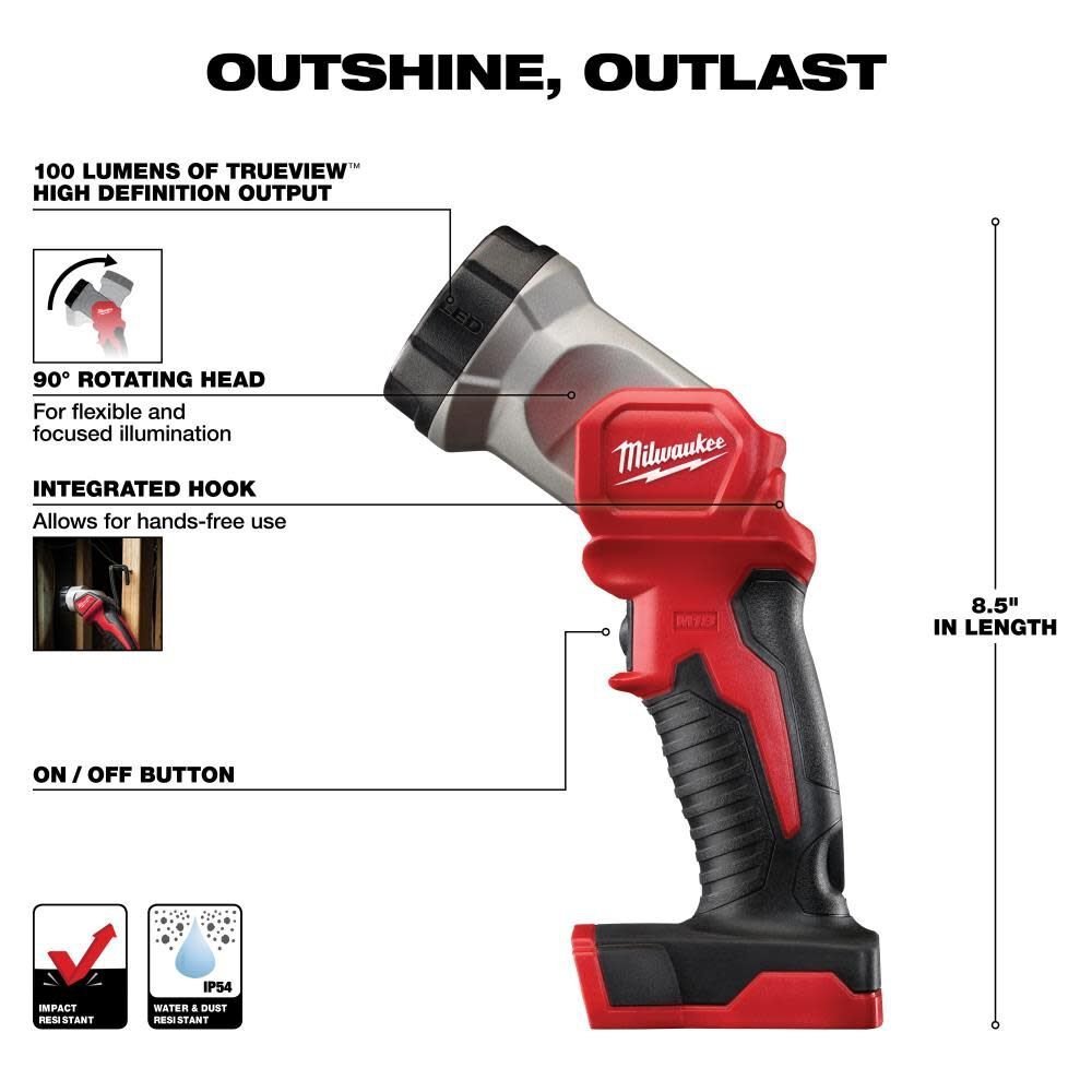 Milwaukee M18 Cordless Lithium-Ion 6-Tool Combo Kit - Image 8