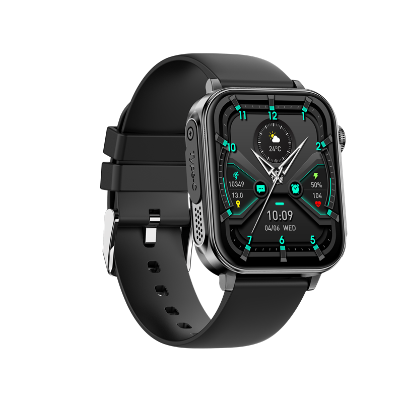 V96 Smart Watch for Men and Women Type-C Charge Flashlight Smart Bracelet Voice Assistant BT Call Fitness Tracker Smartwatch - Image 2